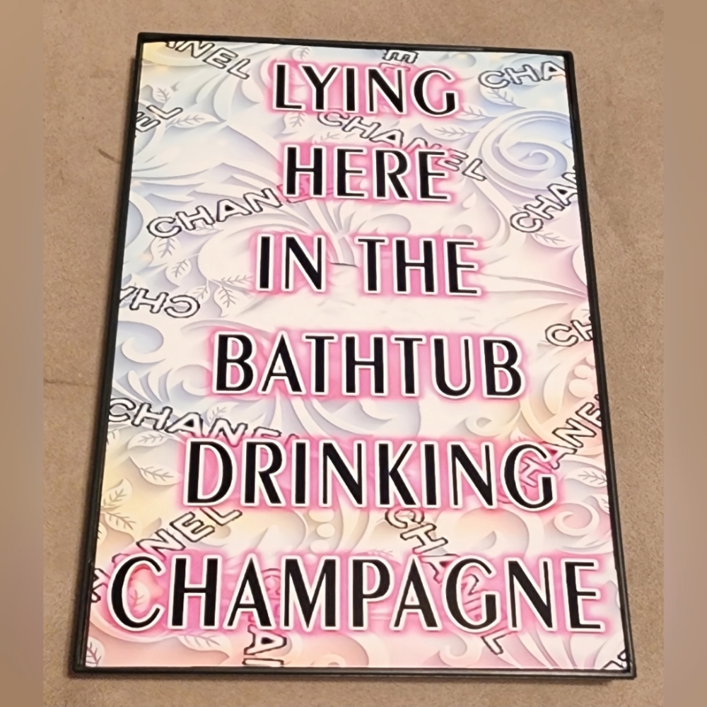 Designer inspired 11"x17 in Framed Wall Art